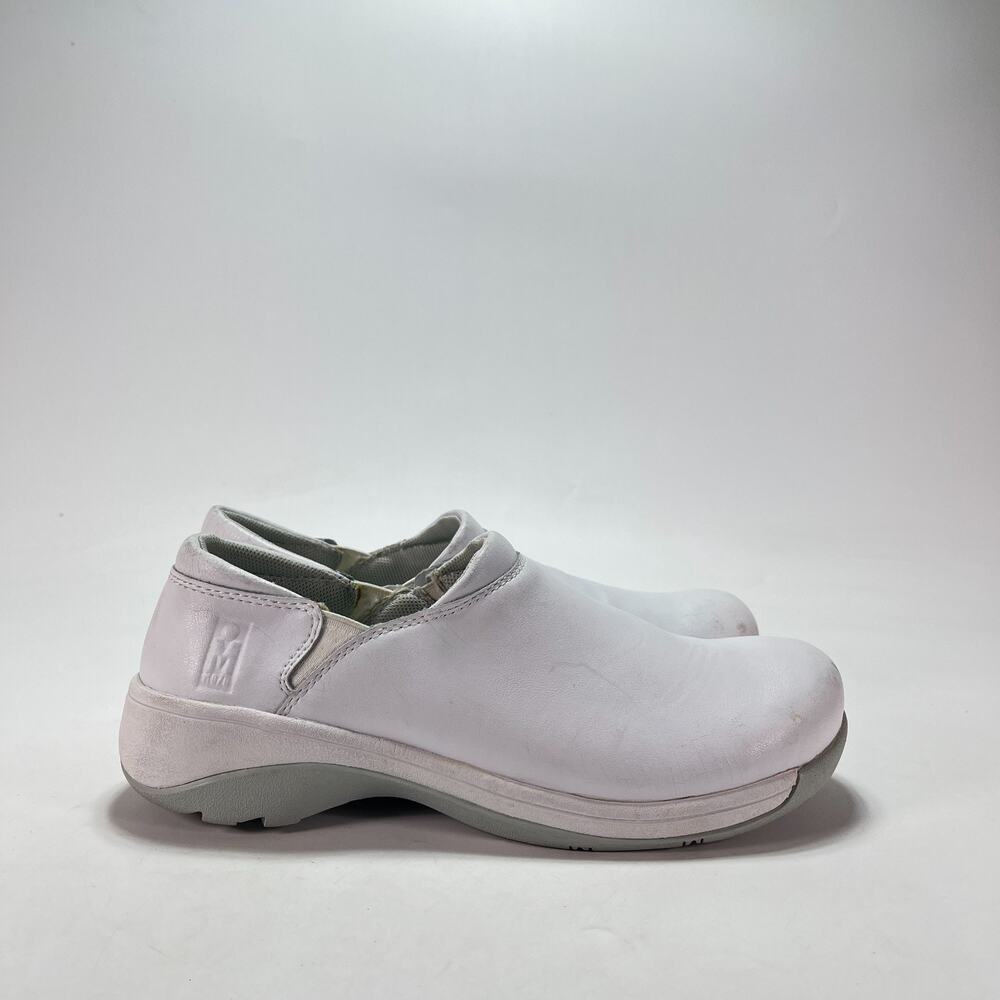 MOZO Forza White Slip On Slip Resistant Chef Nursing Shoes 3703 Women's Size 9